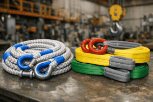 Rope Slings vs Synthetic Web Slings
