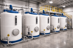 chemical storage tanks