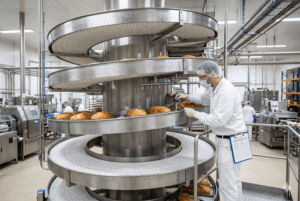 spiral cooling conveyor